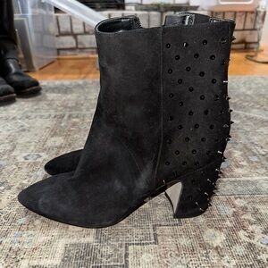 Sam Edelman size 8.5 Heath studded ankle boot
Chic Black Heeled Boots for Women